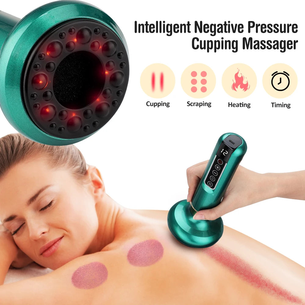 Smart Heated Cupping & Scraping Massager