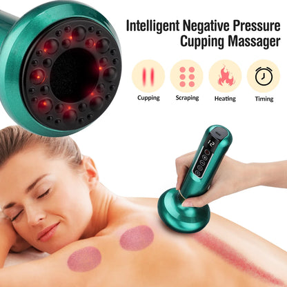 Smart Heated Cupping & Scraping Massager